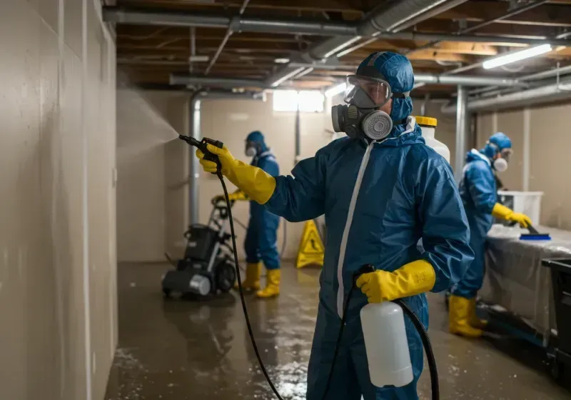 Basement Sanitization and Antimicrobial Treatment process in Slaton, TX